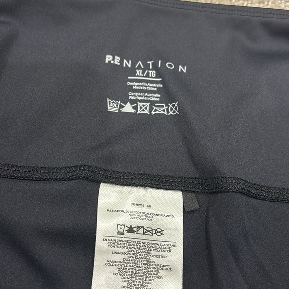 P.e Nation Comeback Colorblock high waist leggings size X Large - Picture 6 of 8